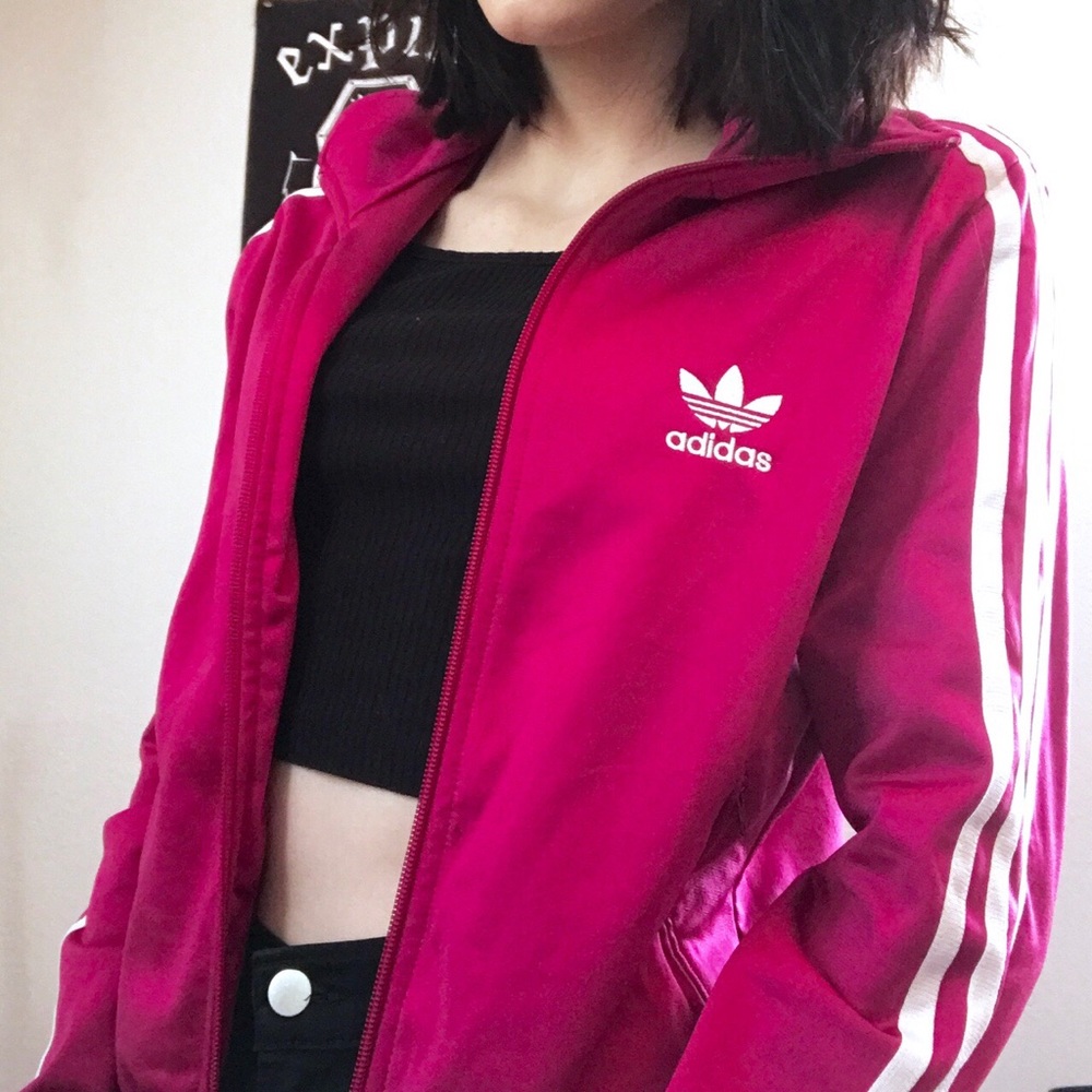 Pink Adidas Track Jacket